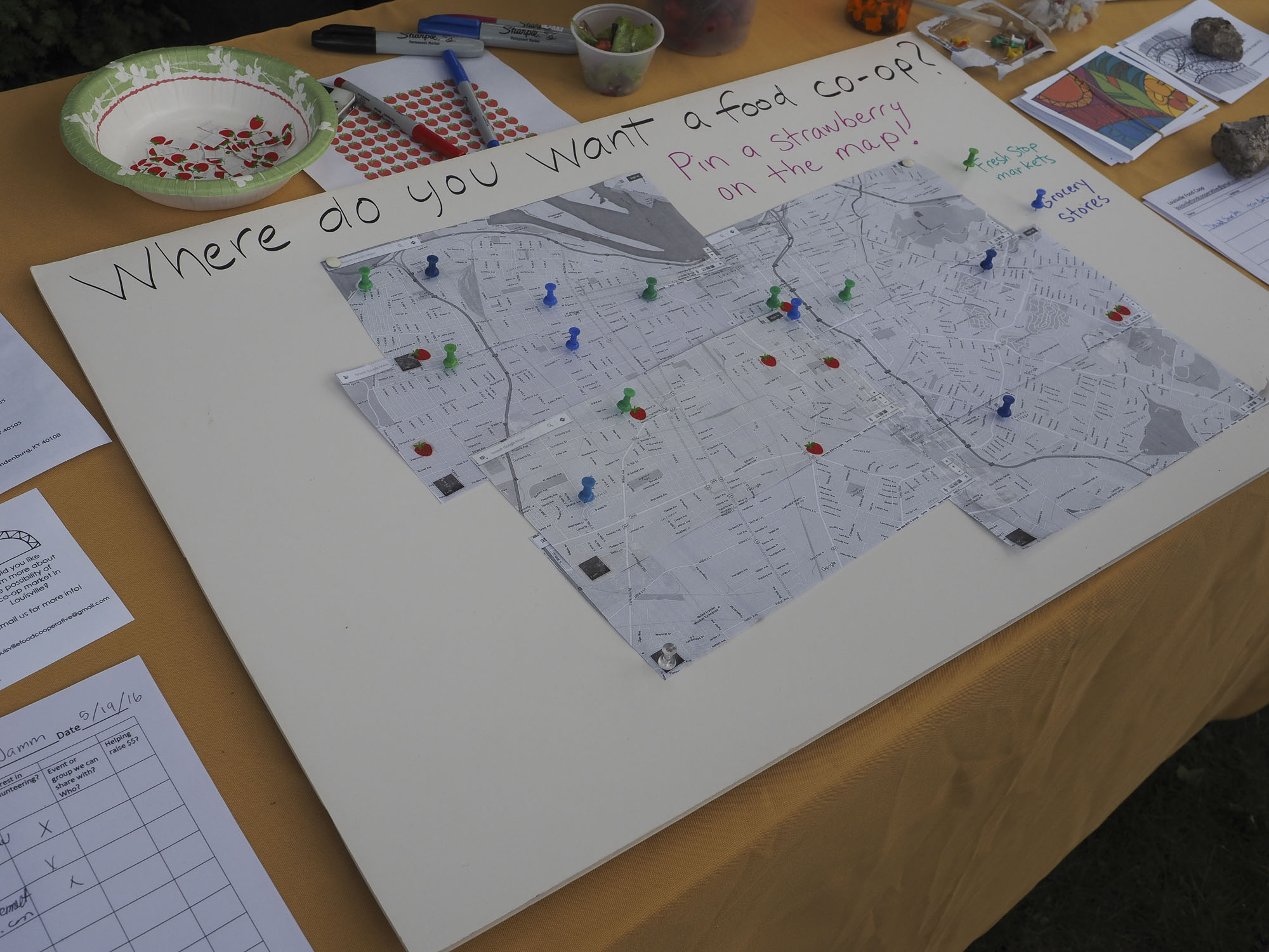 Where will the grocery store be located?